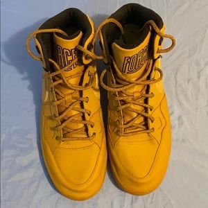NIKE 'Son of Force' Golden Brown Size 14 Mid Shoes